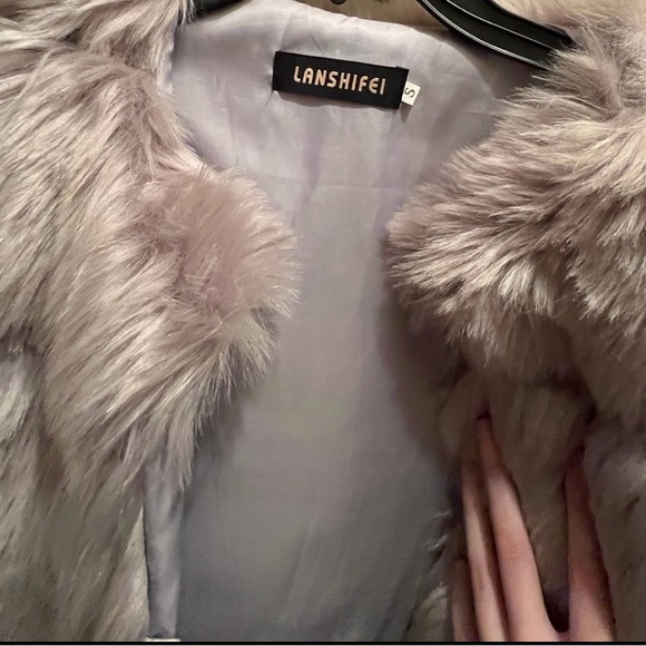 Faux Fur Coat - Picture 3 of 6